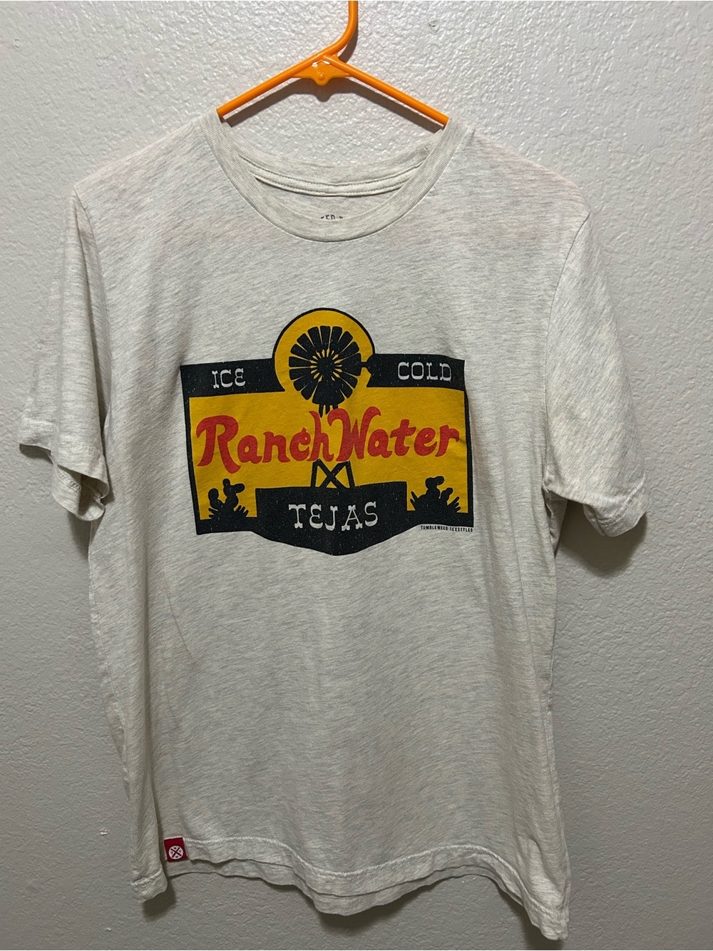 Tumbleweed Texstyles Ranch Water Graphic Tee Large Tejas Windmill Texas Unisex